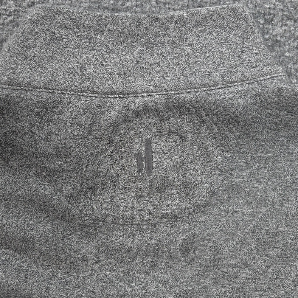 Johnnie O Sweater Mens Medium Gray Sully 1/4 Zip Mock Neck Pullover Casual Golf - Picture 6 of 11